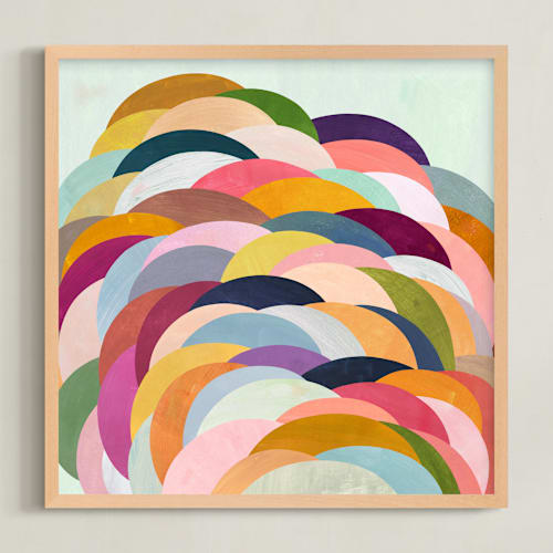 This is a golden art by melanie mikecz called discus