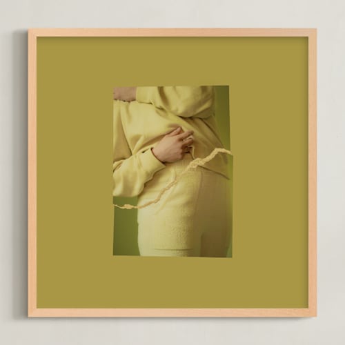 This is a velvet saffron art by Kelsey Mucci called more beautiful than before