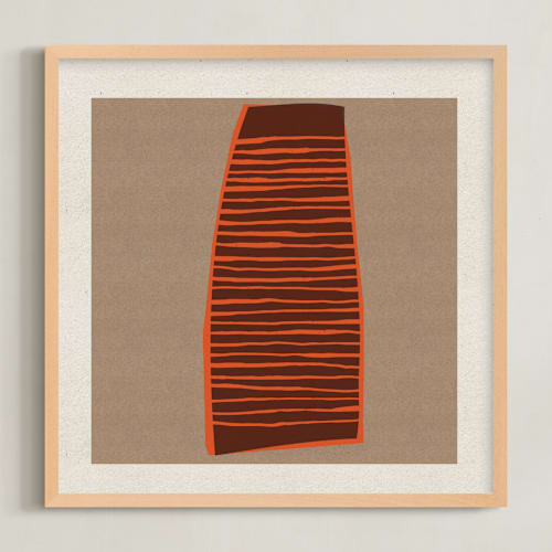 This is a hearth brown art by Alain Castoriano called let's go on a trip ii
