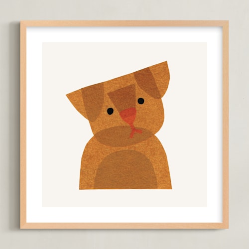 This is a irish terrier nursery wall art by Carrie Moradi called paper pets 2