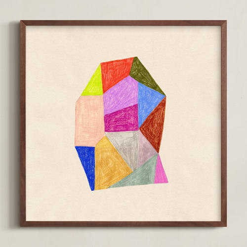 This is a rainbow art by Kelly Watkins called prism 3