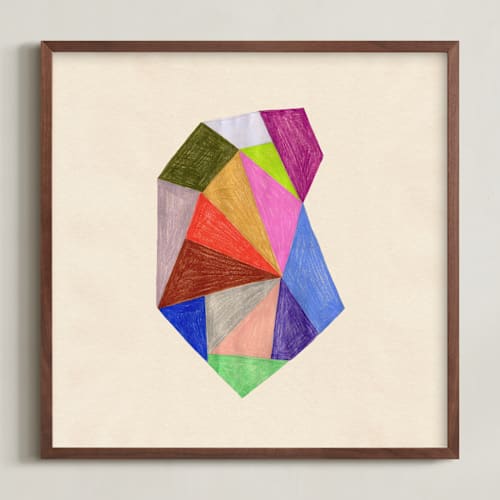 This is a rainbow art by Kelly Watkins called prism 4