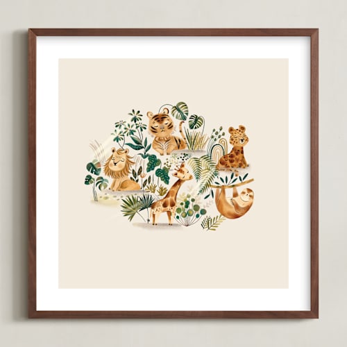 This is a sand nursery wall art by Vivian Yiwing called wild