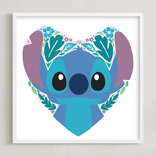 This is a surf disney art by Jessie Steury called botanical stitch