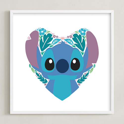 This is a surf disney art by Jessie Steury called botanical stitch