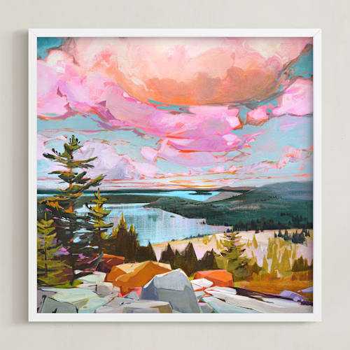 This is a multi art by Jess Franks called up and away i