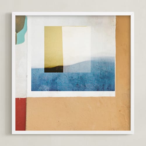 This is a warm multi art with standard by Shannon Howard called california abstract 2