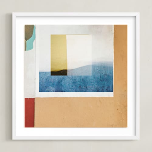 This is a warm multi art with standard by Shannon Howard called california abstract 2