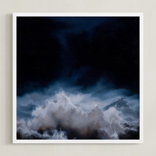 This is a mist art with standard by Emily Morris called stormy sea