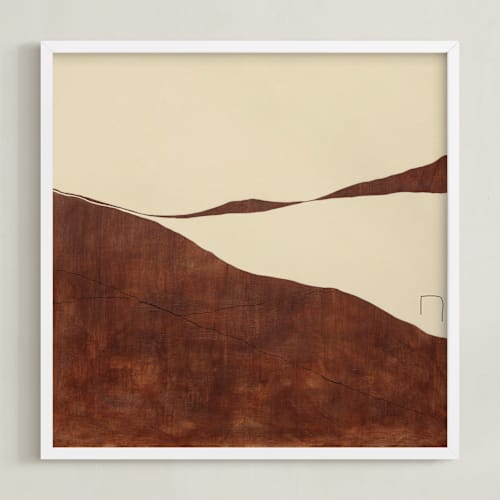 This is a oxide echo art by Tania Medeiros called eroded horizon