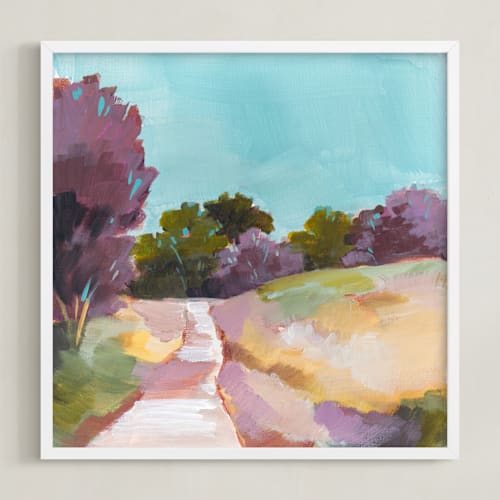 This is a cranberry yellow art with standard by AlisonJerry called cranberry trail 2