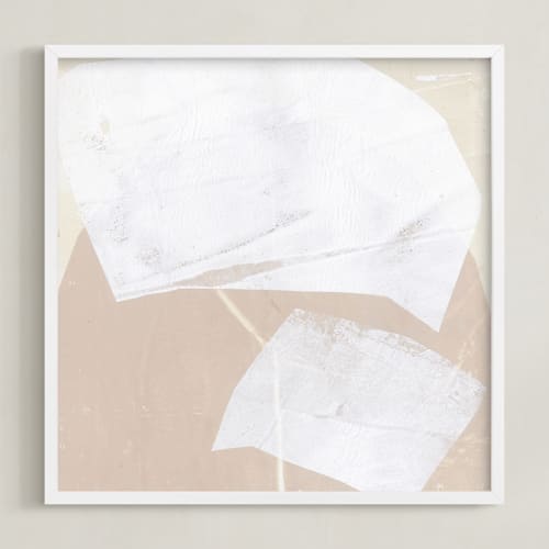 This is a linen art by Jennifer Daily called studio forms 3