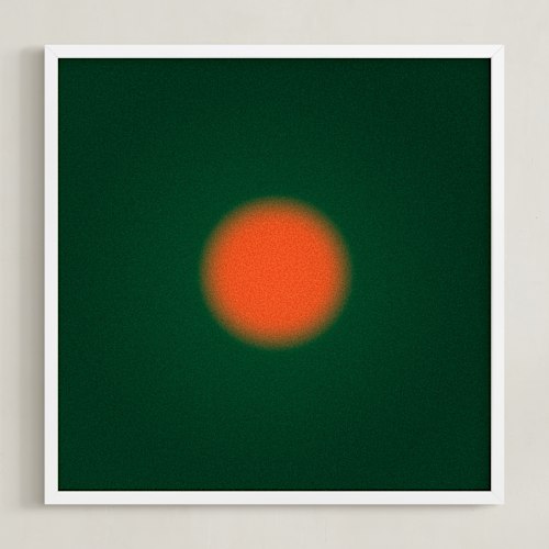This is a vintage green art by Arash Fattahi Acosta called sun in the dust. variations 4