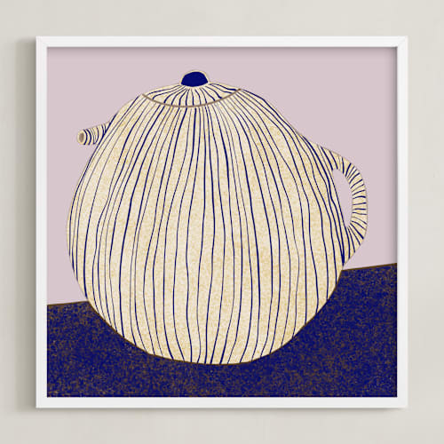 This is a earthy lilac art by Danushka Abeygoda called benevolent ceramics ii
