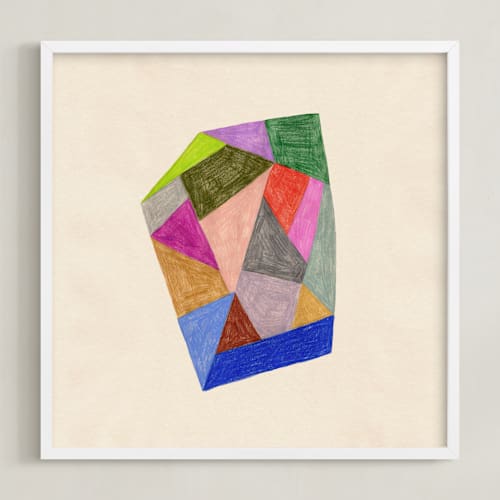 This is a rainbow art with standard by Kelly Watkins called prism 2