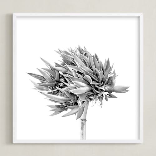This is a silver grey art by Lisa Sundin called abode 2