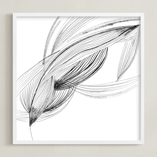 This is a cloud white art by Lucrecia Caporale called movement