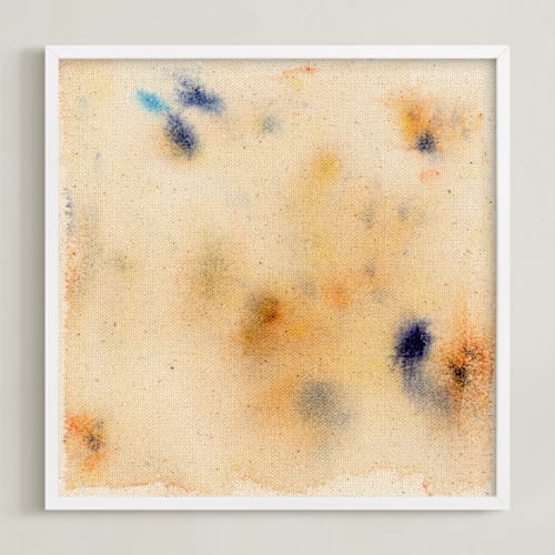 This is a sunrise sky orange art with standard by Christina Flowers called abstract sunrise 1