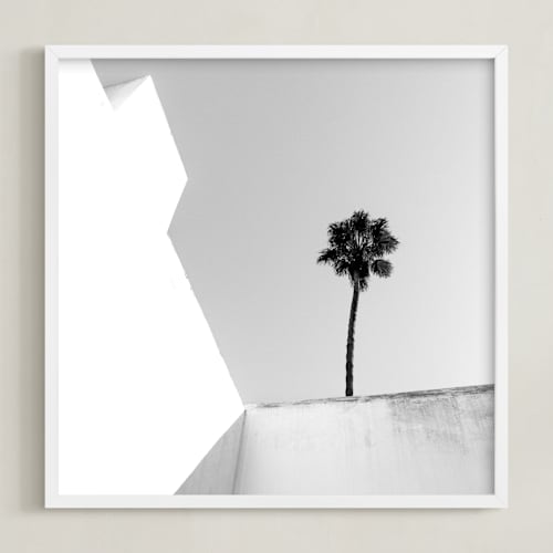 This is a black & white art with standard by Zani van Zyl called structured palm