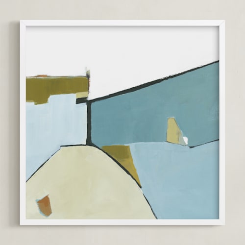 This is a blue steel art with standard by Karyn Denten called blue hour