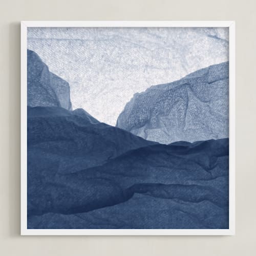 This is a denim art by Shannon Kohn called paper napkin panorama i