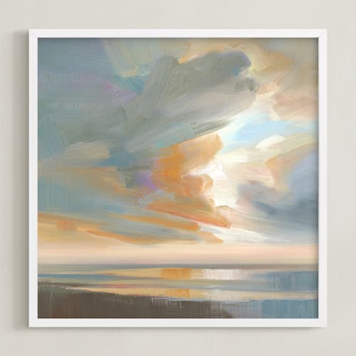 This is a cumulo art by Khara Ledonne called cloud crush