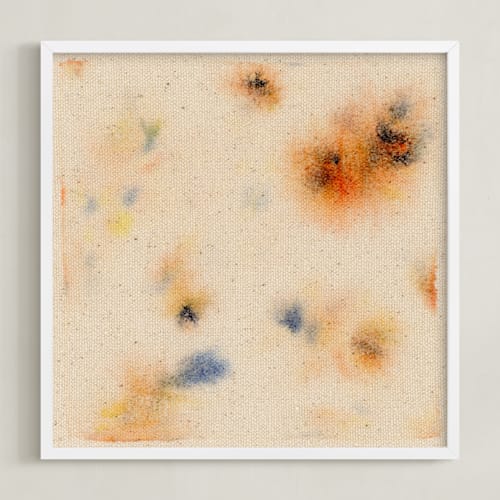 This is a sunrise yellow art with standard by Christina Flowers called abstract sunrise 4