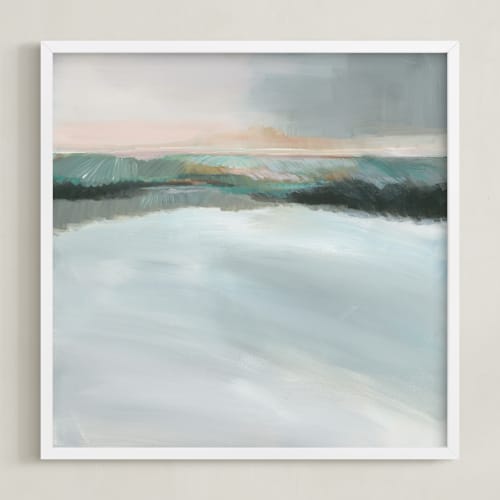 This is a sage grey art with standard by AlisonJerry called sage beach