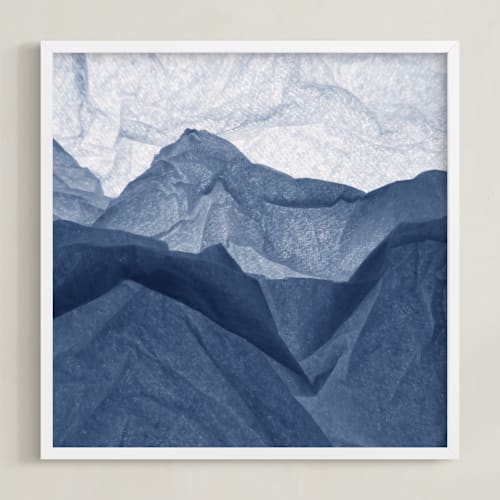 This is a denim art by Shannon Kohn called paper napkin panorama ii
