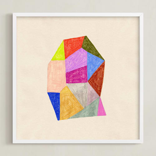 This is a rainbow art with standard by Kelly Watkins called prism 3