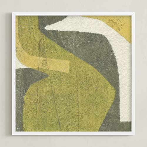 This is a olive art with standard by Carrie Moradi called tumbling 1