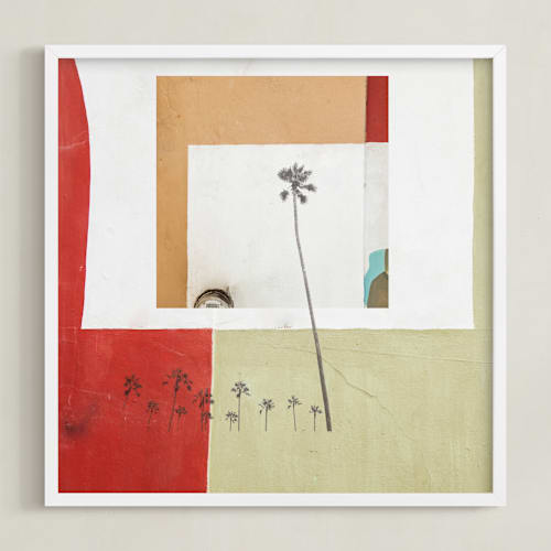 This is a warm multi art by Shannon Howard called california abstract 1