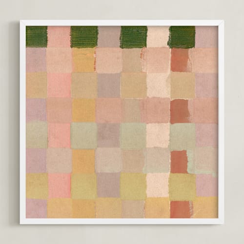 This is a fern art by Lindsay Megahed called checkers 2