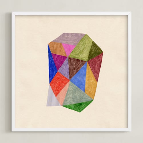 This is a rainbow art with standard by Kelly Watkins called prism 1