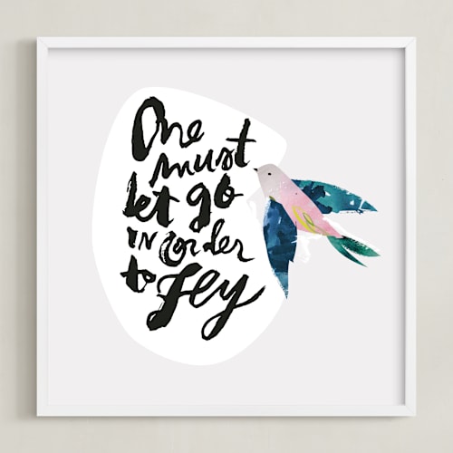 This is a dove art by Lori Wemple called fly