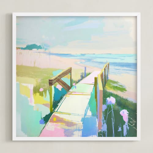 This is a marsh art with standard by Julie Chi called barefoot blue-jean day