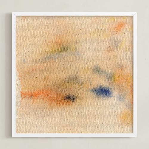 This is a sunrise peach art by Christina Flowers called abstract sunrise 3