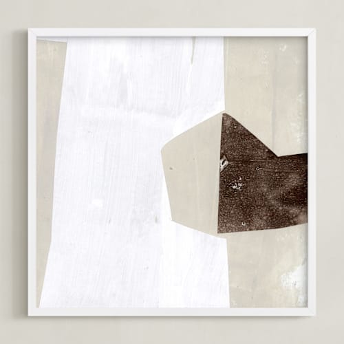 This is a linen art by Jennifer Daily called studio forms 1