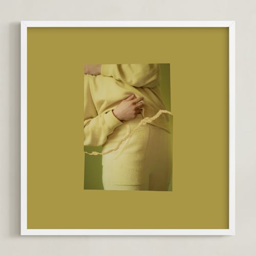 This is a velvet saffron art by Kelsey Mucci called more beautiful than before