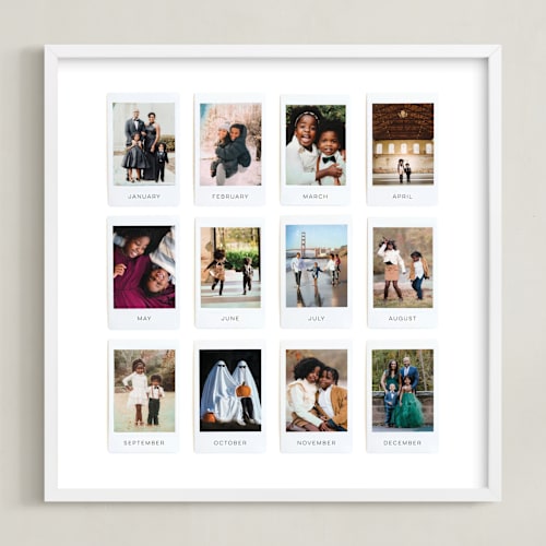 This is a flash photo art by Olivia Kanaley Inman called twelve photo: square framed photo
