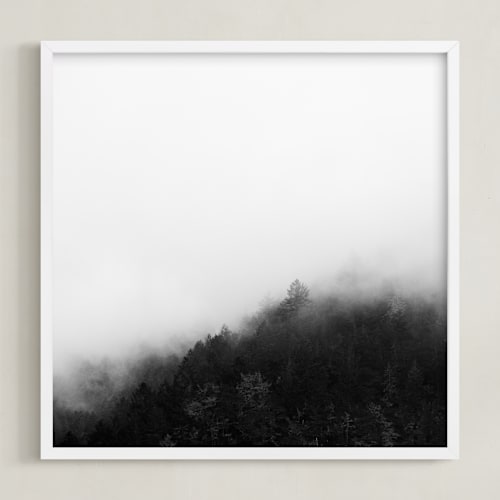 This is a black and white art by Jessica C Nugent called mystify