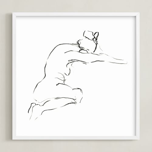 This is a white art by Miranda Mol called model9