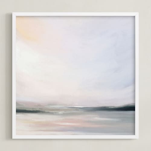 This is a sky blue art with standard by Amy Hall called mindful 1