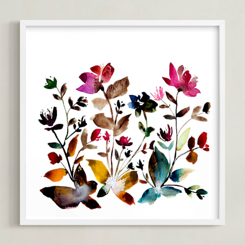 This is a wildflower art with standard by Kiana Lee called island wildflowers no.6