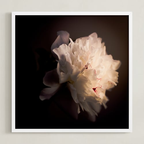This is a sublte color art by Qing Ji called a white peony