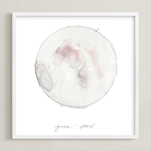This is a pearl art by Naomi Ernest called june - pearl