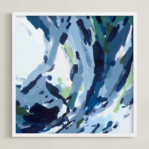 This is a sea blue art by Katie Craig called verdant wave 