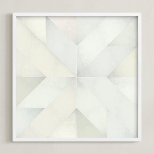 This is a green spring art with standard by Leanne Friedberg called quilt block 03