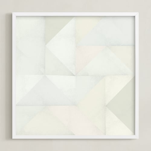 This is a green spring art with standard by Leanne Friedberg called quilt block 01