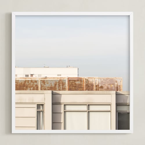 This is a desert art by Lisa Sundin called city squares 2